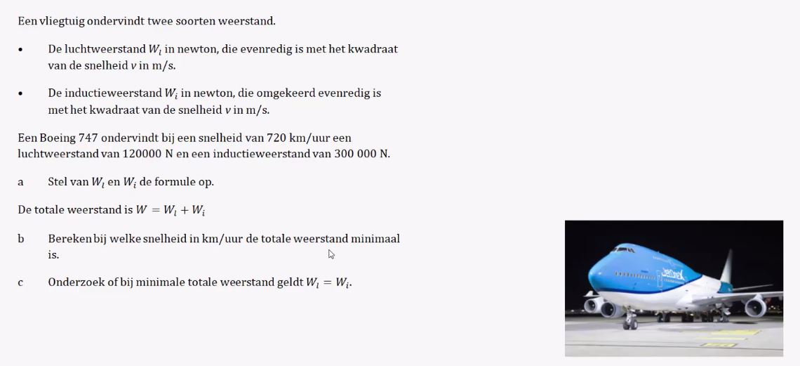 Evenredigheden Opgave 7