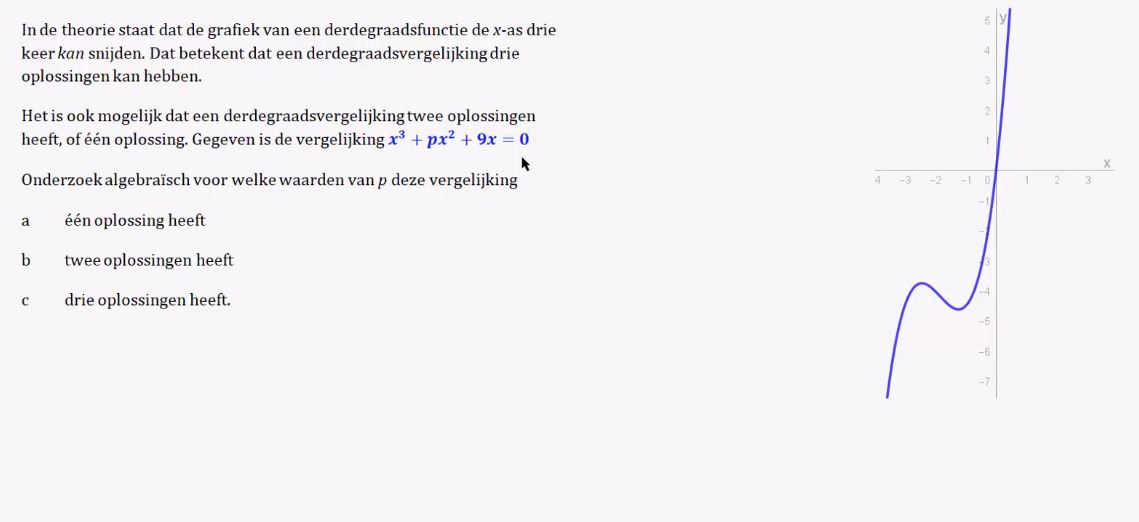 Tweede- en derdegraadsfuncties opgave 54