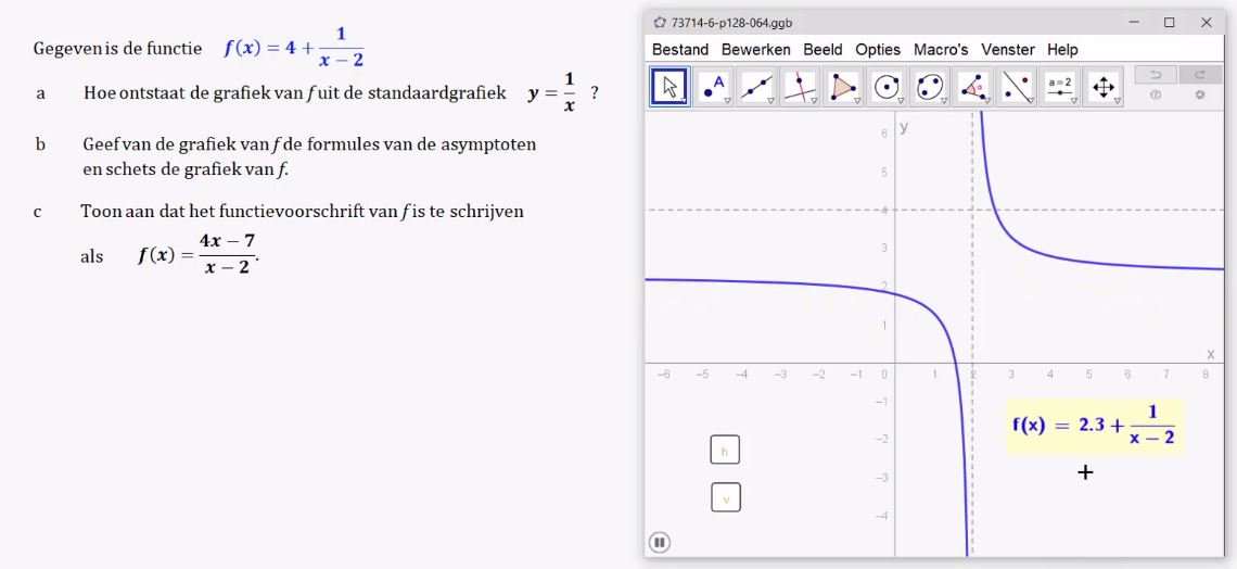 Gebroken functies opgave 64