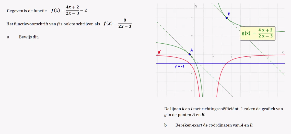 Gebroken functies opgave 73