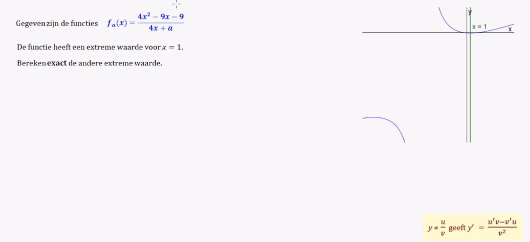 Asymptoten bij gebroken functies opgave 47