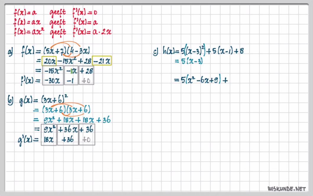 Differentiëren Opgave 48