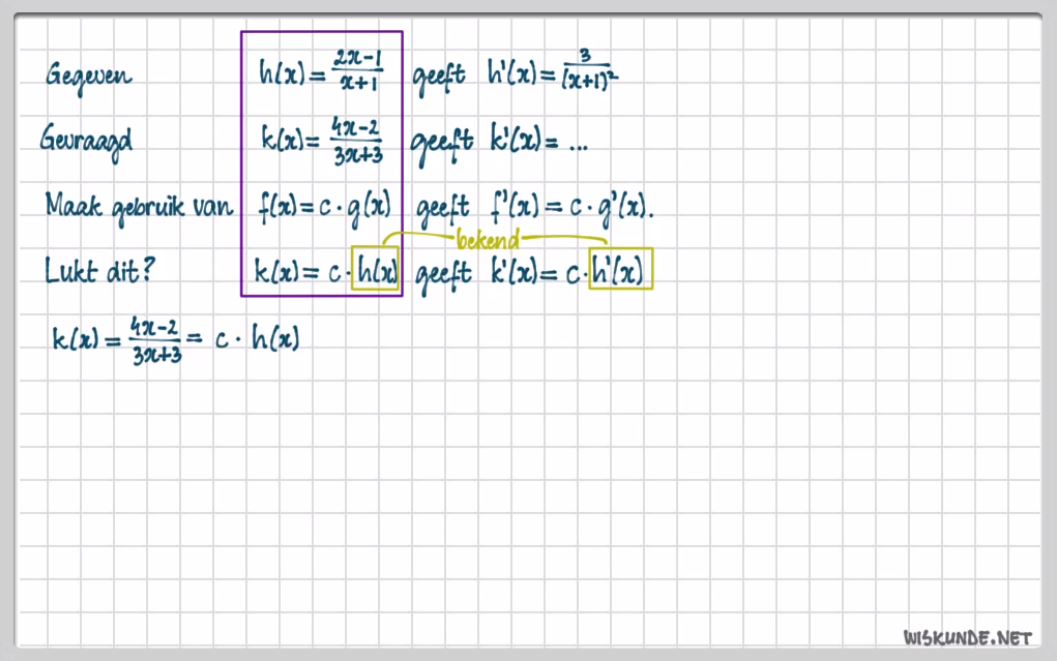 Differentiëren Opgave 56