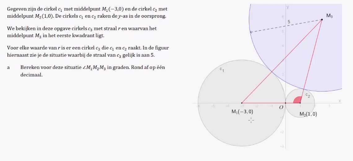 Cirkels en raaklijnen opgave 35