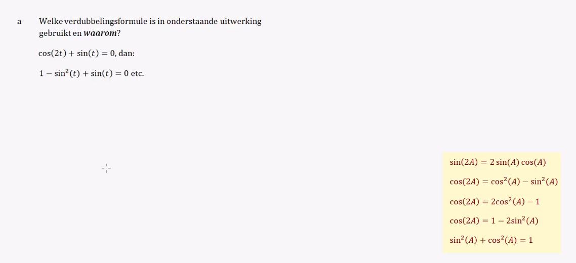 Werken met parametervoorstellingen en bewegingsvergelijkingen opgave 59
