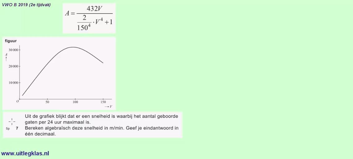 Differentiaal- en integraalrekening opgave 27