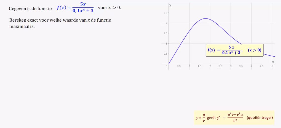 Differentiaal- en integraalrekening opgave 17