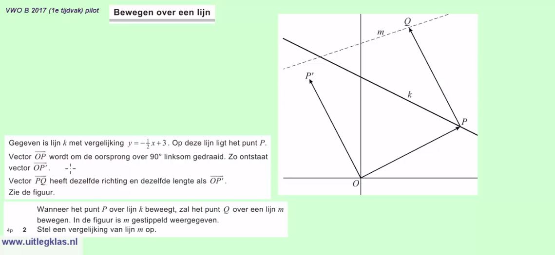 Vectoren en bewegingsvergelijkingen Opgave 59