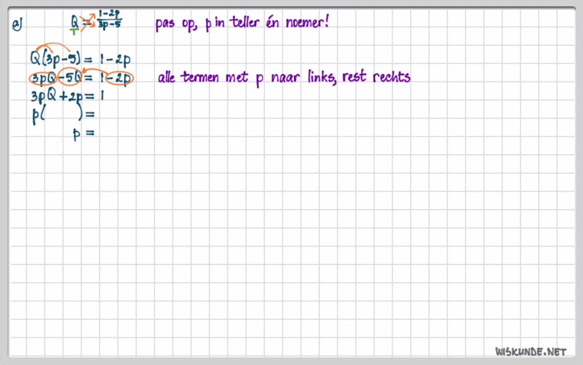 Formules herschrijven Opgave 46
