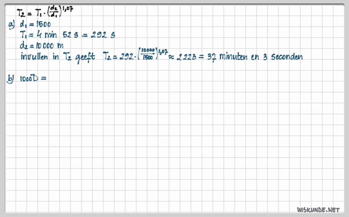 Werken met formules Opgave 21