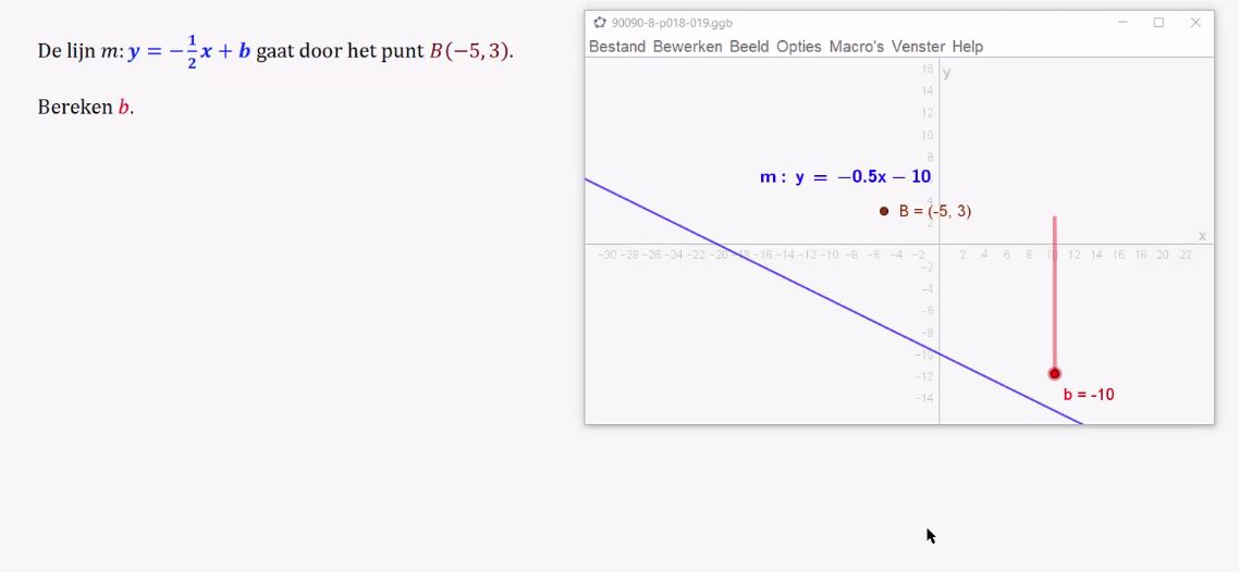 Lineaire formules Opgave 20