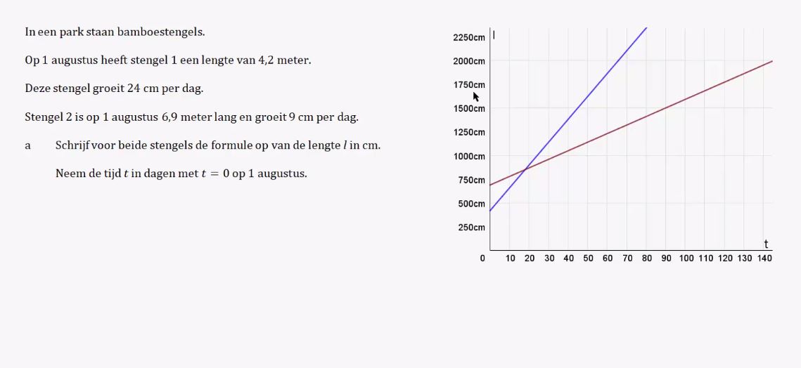 Lineaire formules Opgave 31