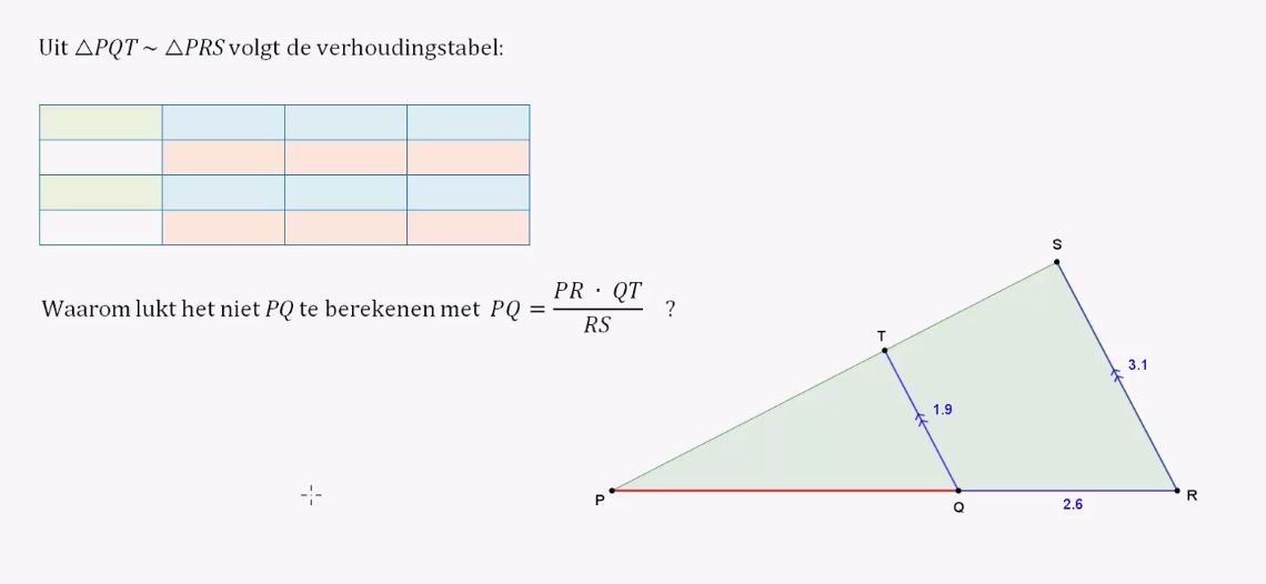 Gelijkvormige driehoeken opgave 32