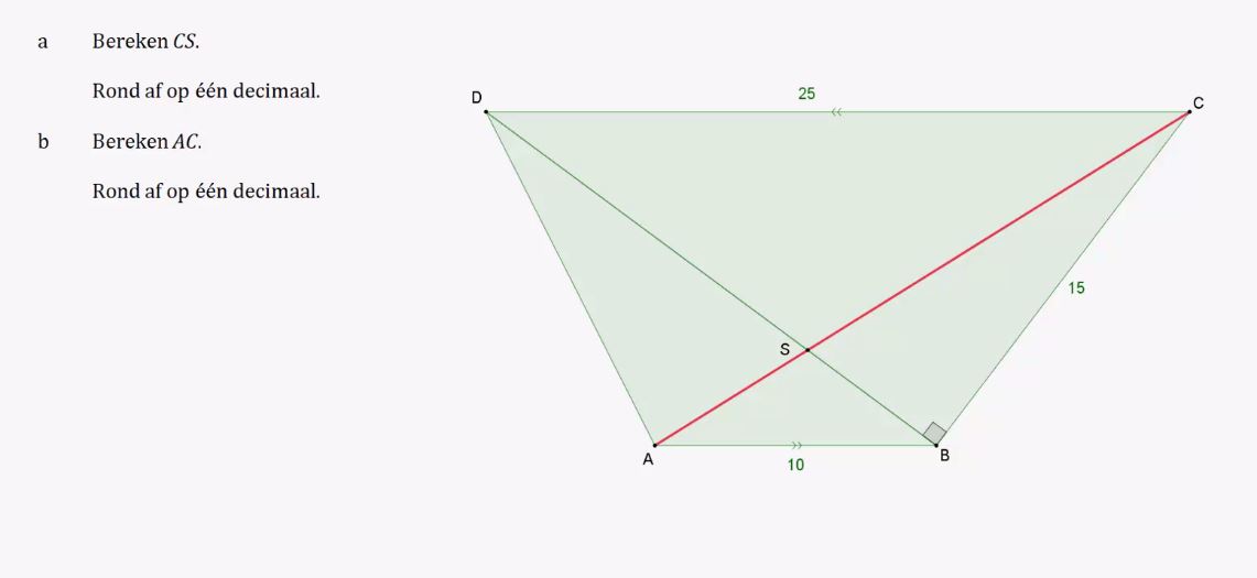 Gelijkvormige driehoeken opgave 39