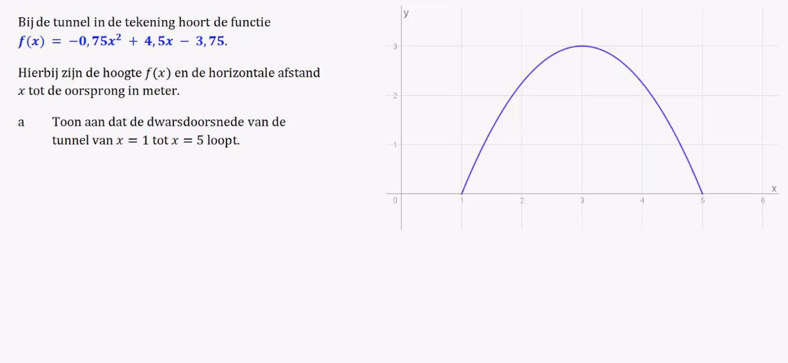 Kwadratische functies Opgave 33
