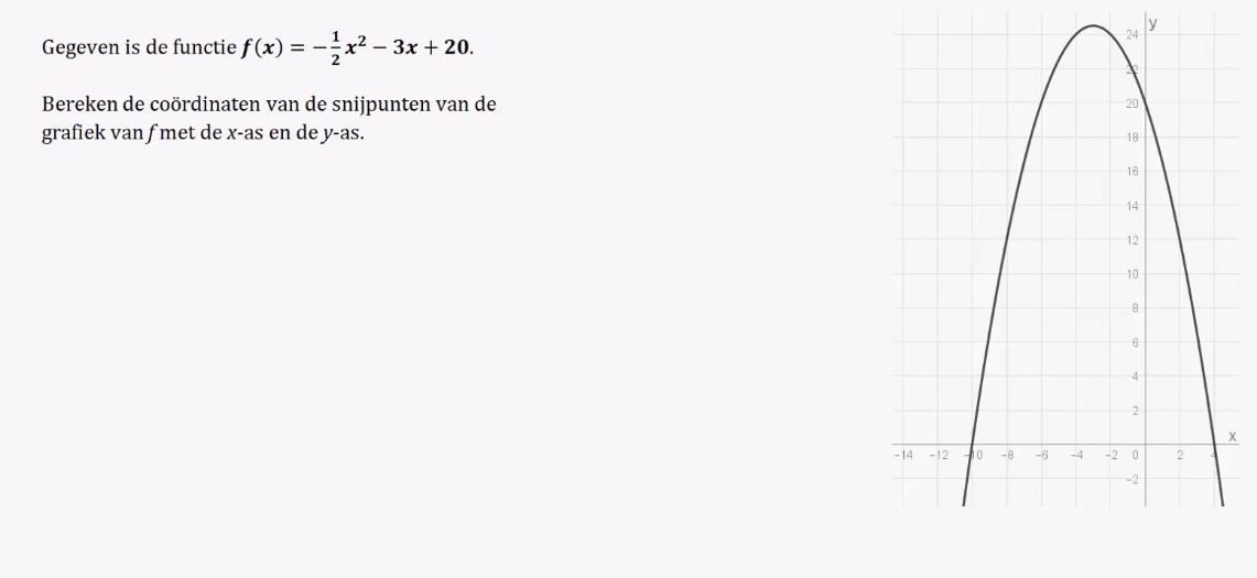 Diagnostische toets Opgave 8