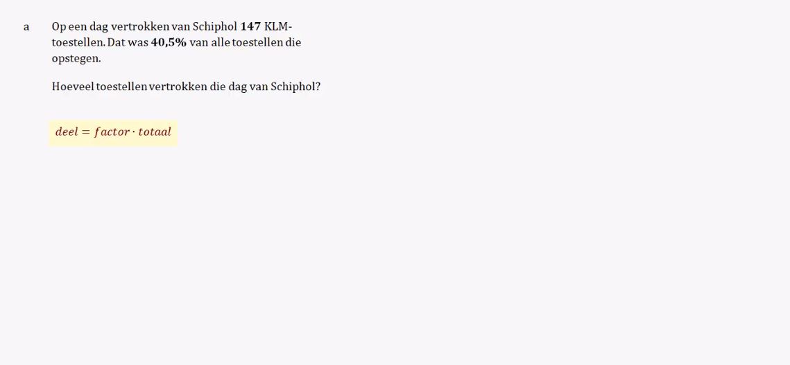 Rekenen met procenten Opgave 32