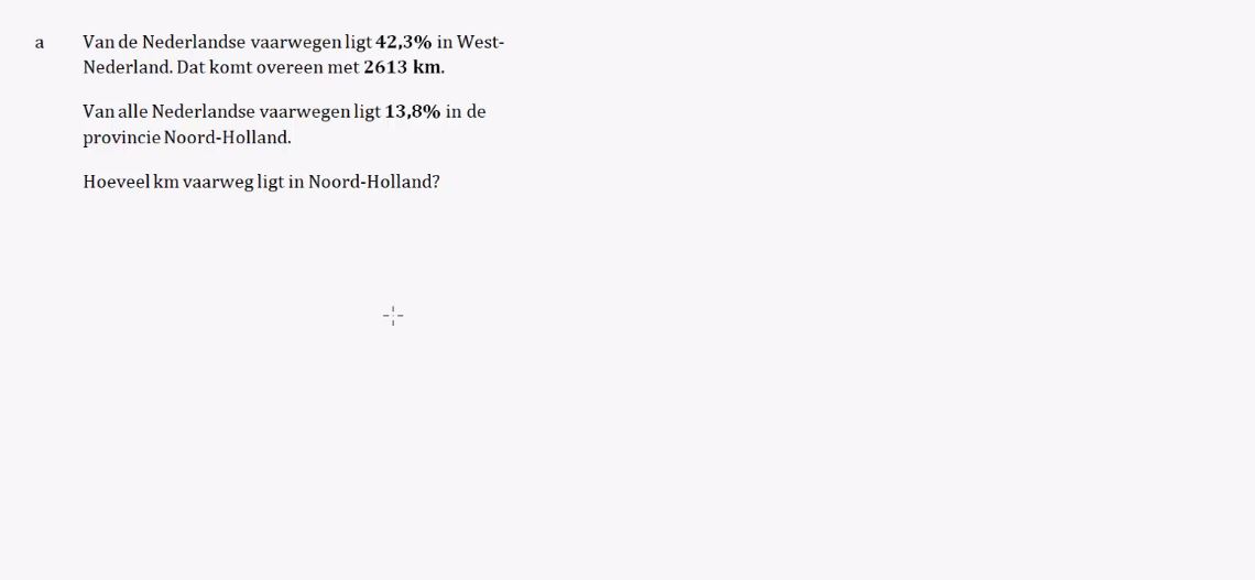 Rekenen met procenten Opgave 33