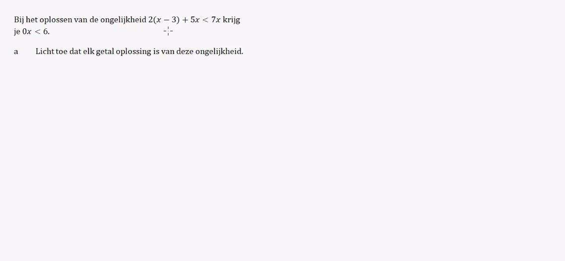 Lineaire ongelijkheden Opgave 37
