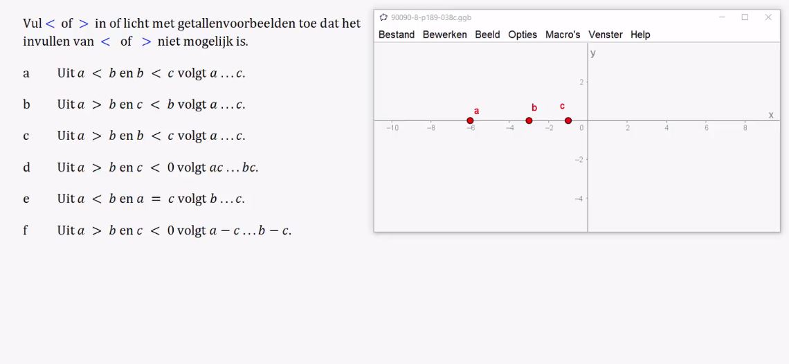 Lineaire ongelijkheden Opgave 38
