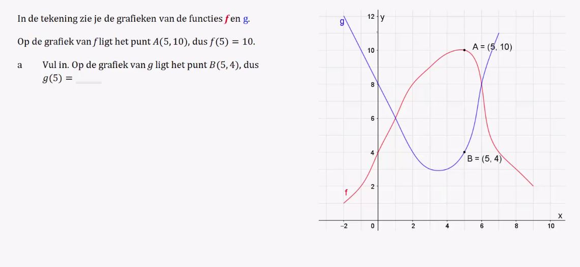 Ongelijkheden en grafieken Opgave 42