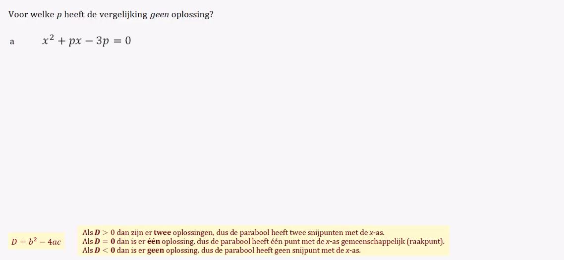 Werken met parameters Opgave 69