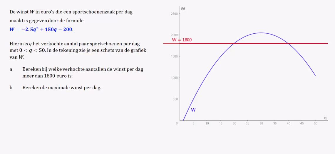 Gemengde opgaven Opgave 9