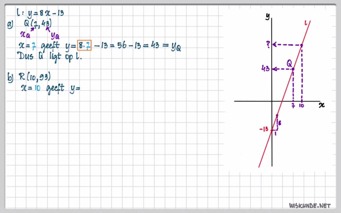 Lineaire formules Opgave 5