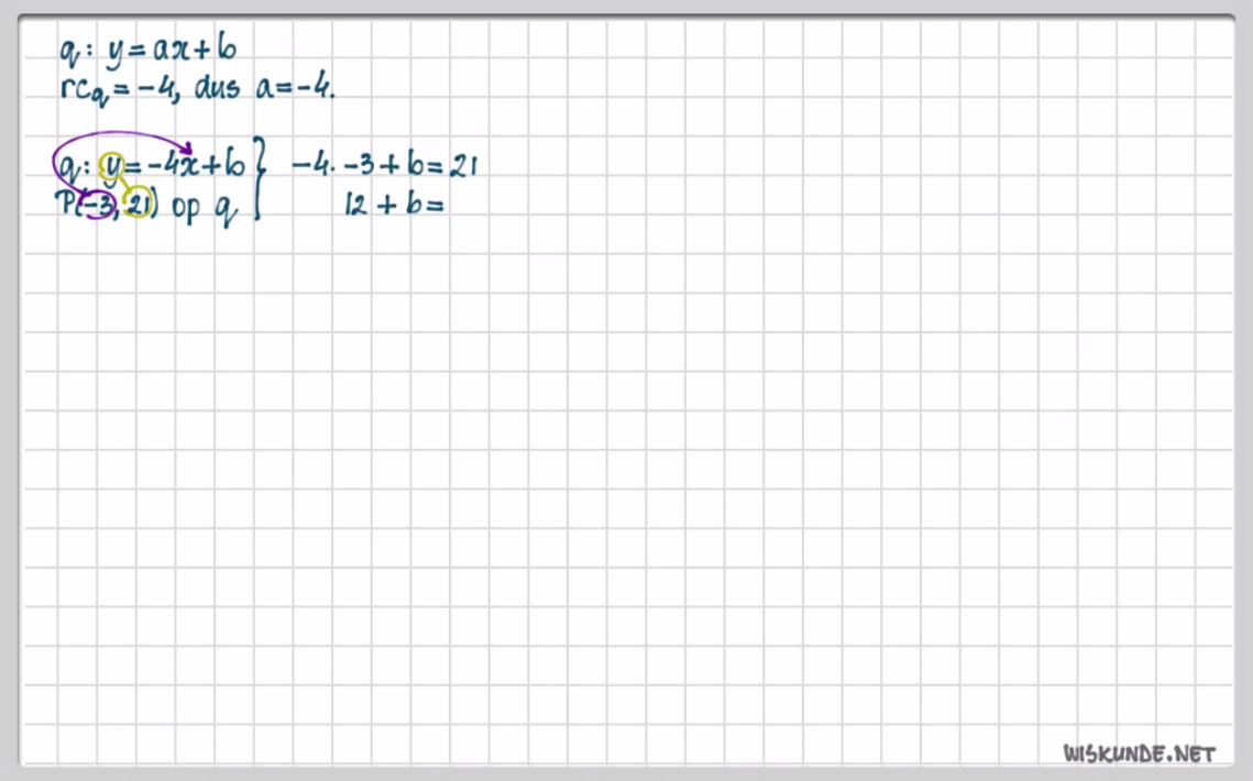 Lineaire formules Opgave 15