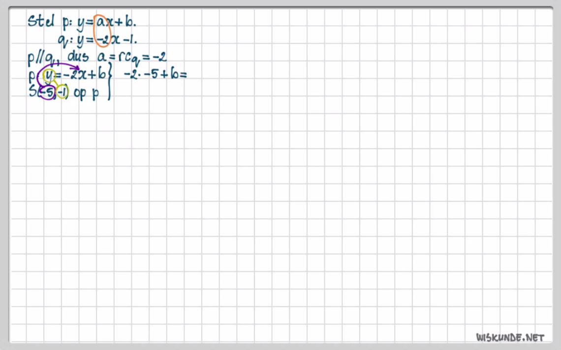 Lineaire formules Opgave 17