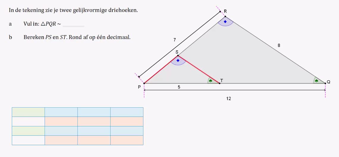 Gelijkvormigheid Opgave 17