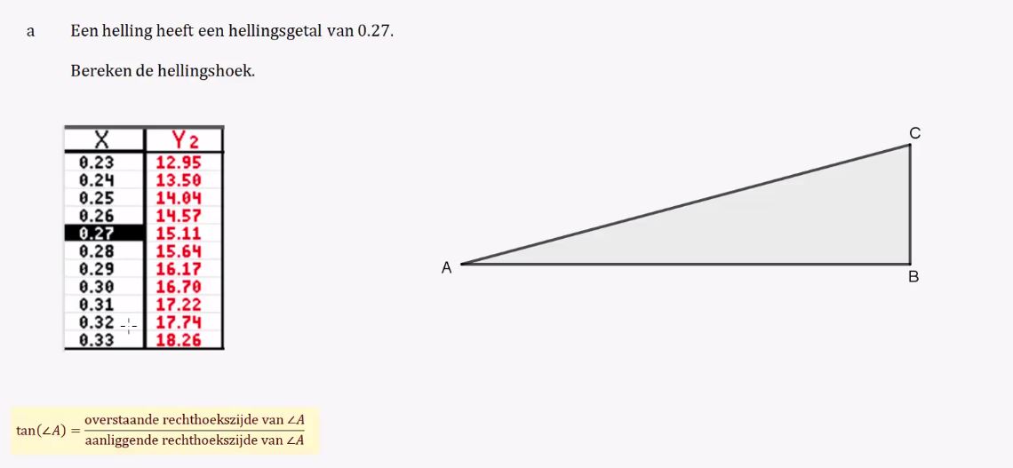 Diagnostische toets opgave 11