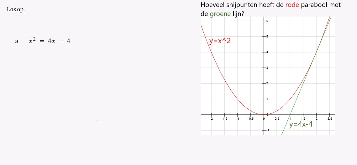 Kwadratische vergelijkingen Opgave 32