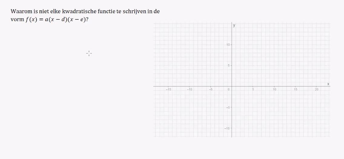 De parabool y = a(x - d)(x - e) Opgave 53