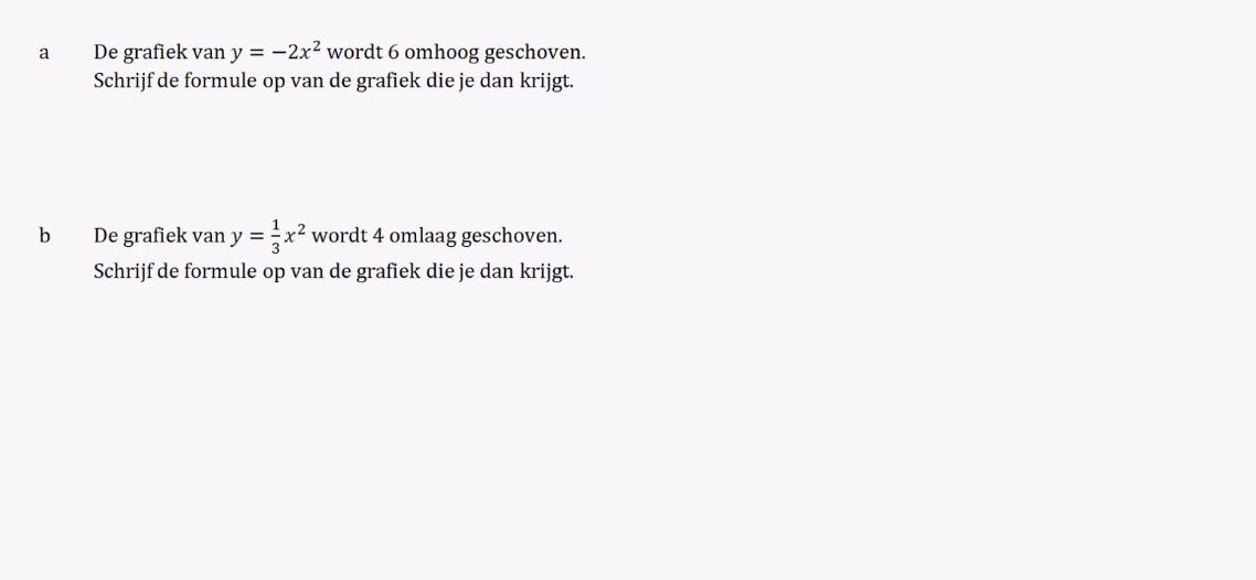 Grafieken veranderen Opgave 60