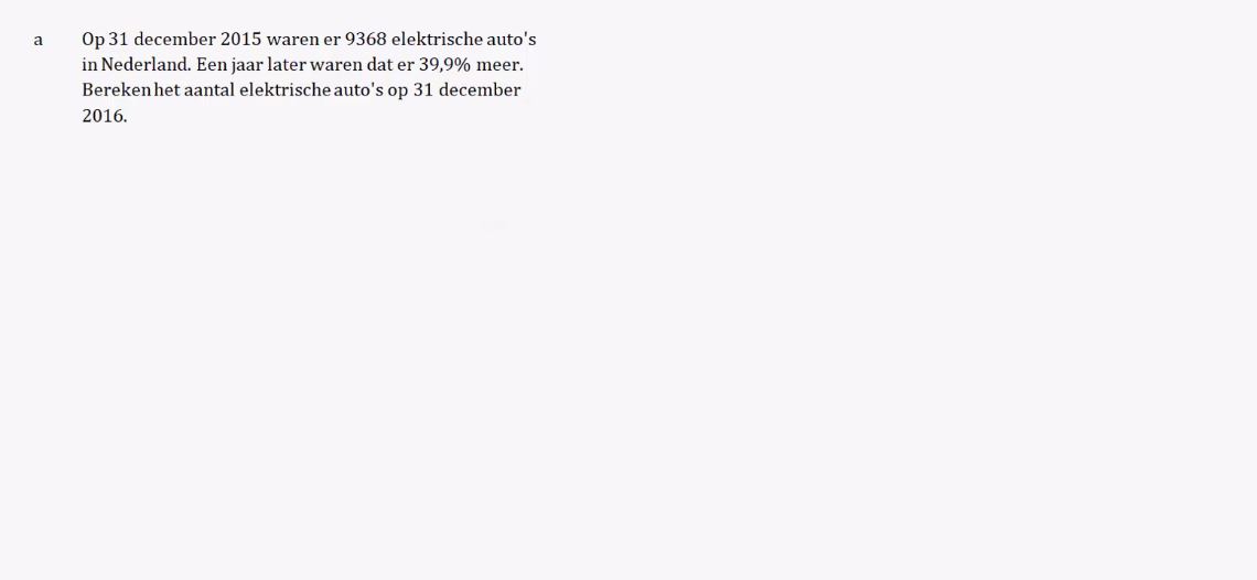Vermenigvuldigingsfactor Opgave 24