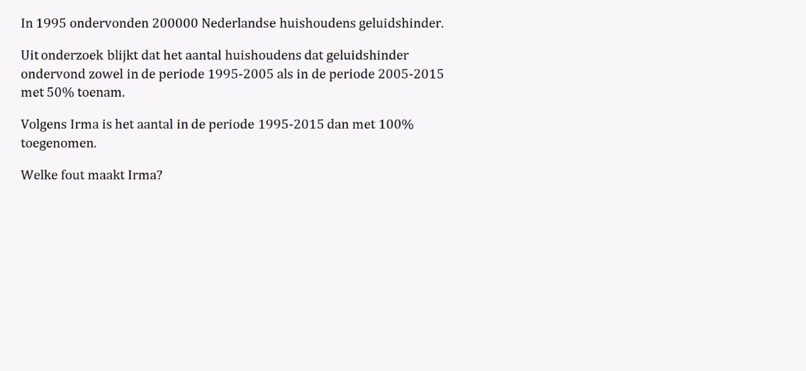 Vermenigvuldigingsfactor Opgave 26