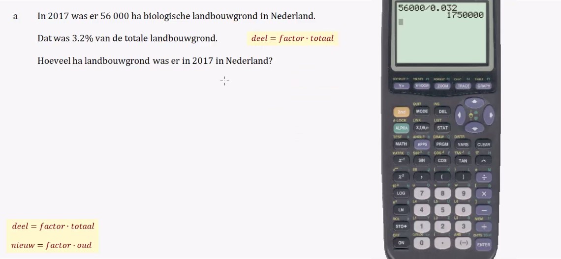 Rekenen met procenten Opgave 38