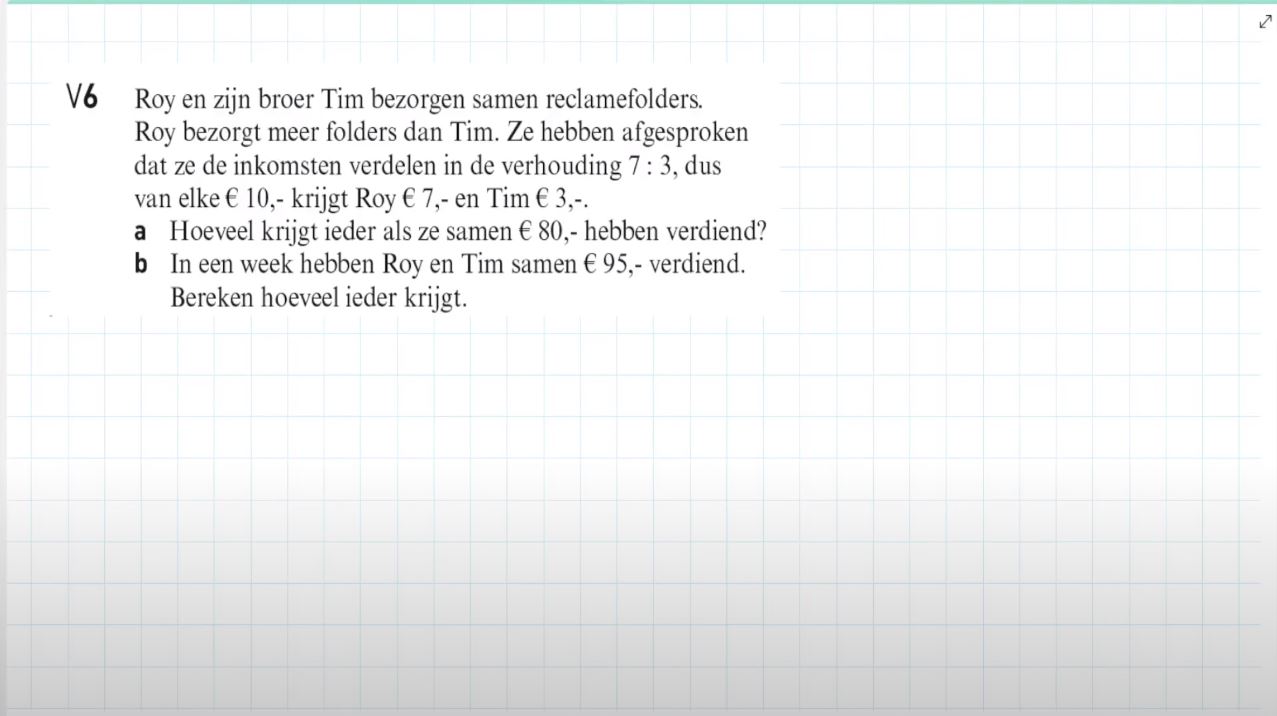 Voorkennis Opgave 6