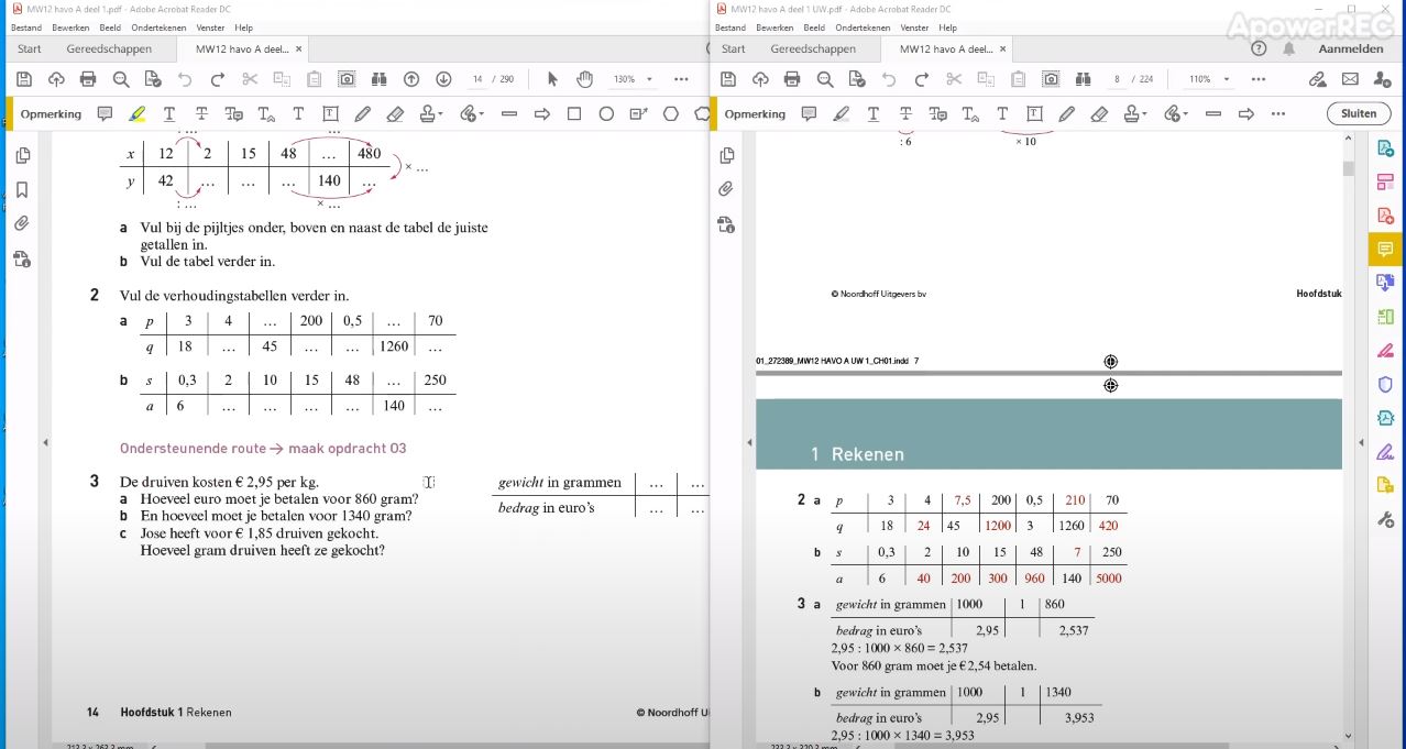 Verhoudingen Opgave 3