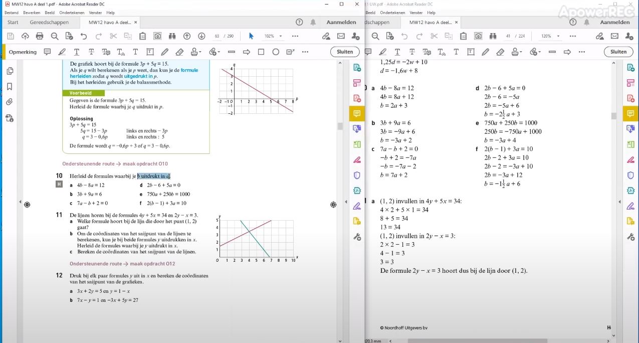 Herleiden van formules Opgave 10