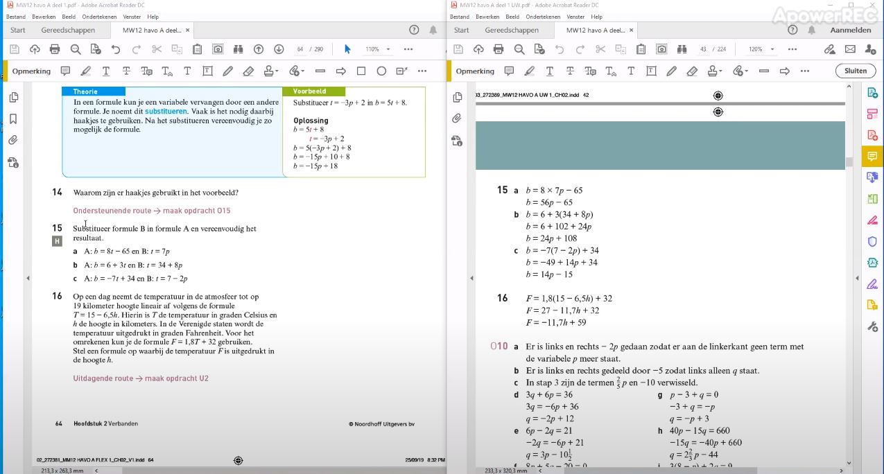 Herleiden van formules Opgave 15