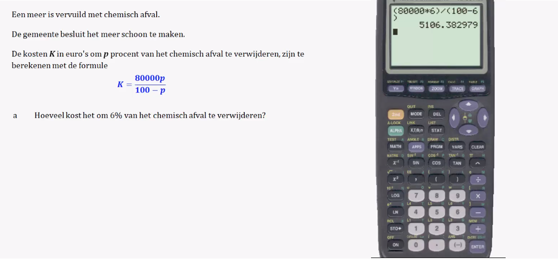 Gemengde opgaven Opgave 5