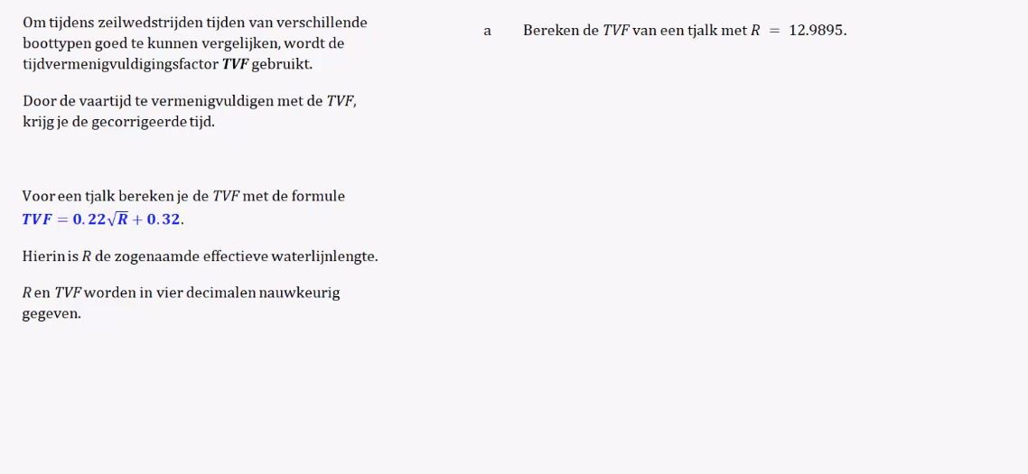Gemengde opgaven Opgave 7