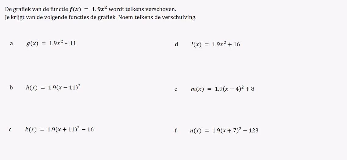 Voorkennis Opgave 5