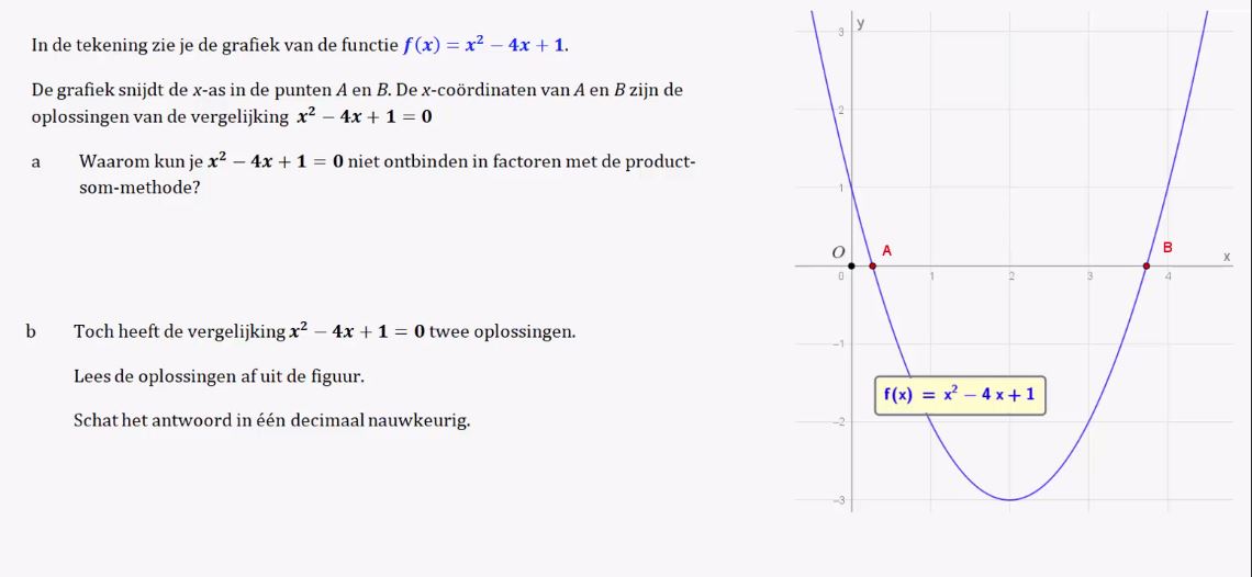 De abc-formule Opgave 5