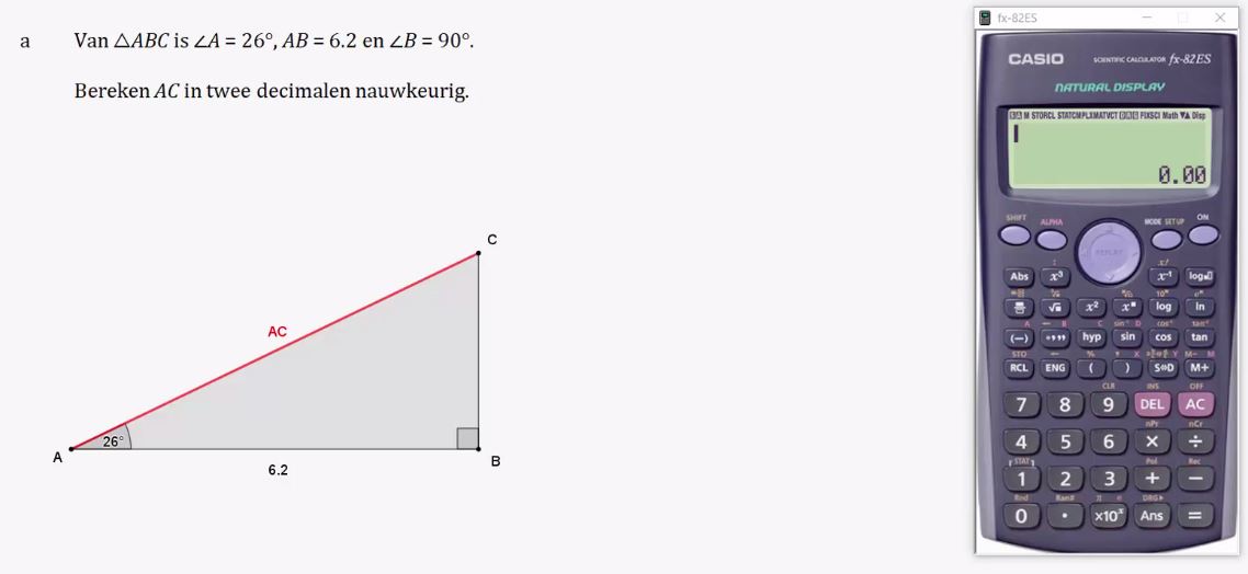 Goniometrische verhoudingen opgave 41