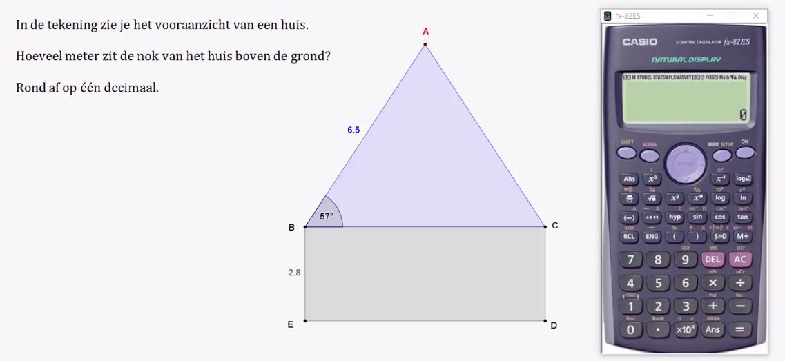 Goniometrische verhoudingen opgave 48