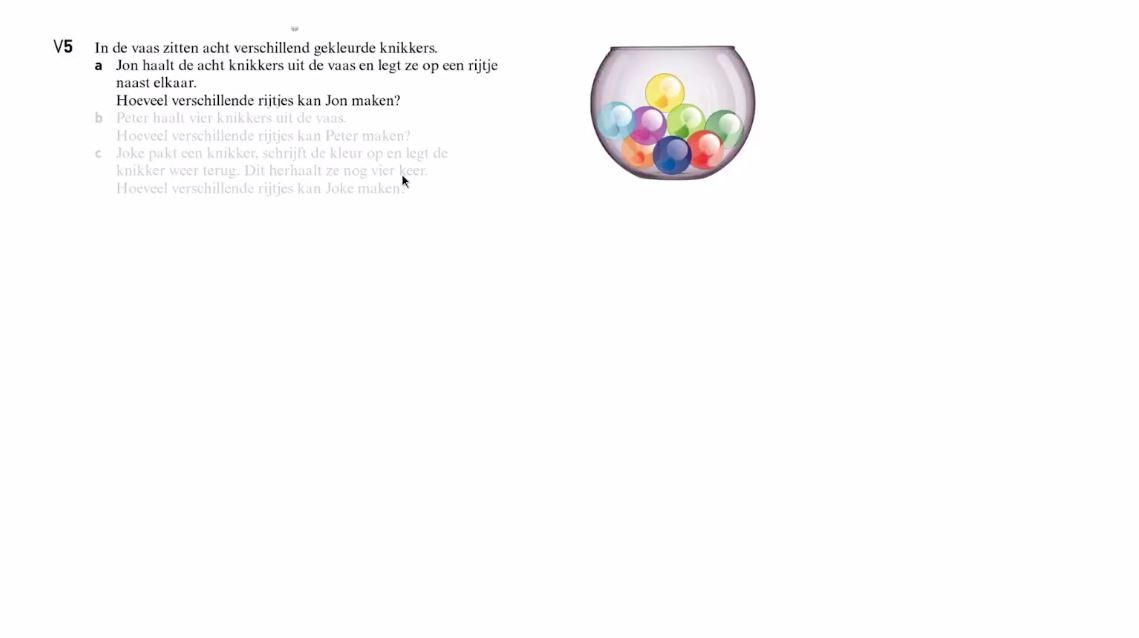 Voorkennis Opgave 5