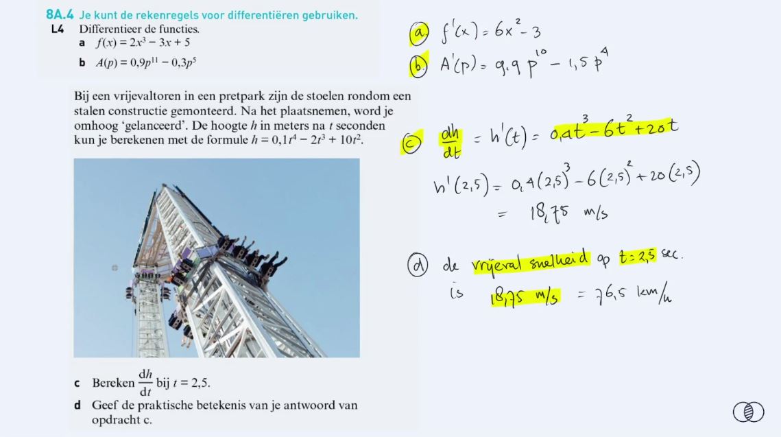 Leerdoelen bereikt? Opgave 4